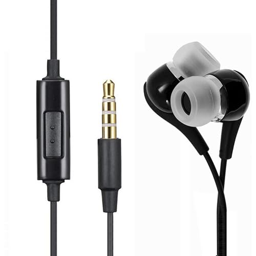 Headphones Wired Earphones Handsfree Mic 3.5mm Headset Earbuds Earpieces Microphone K6A Compatible with Samsung Galaxy A70 A6 A50 A20 A10e - Sonim…