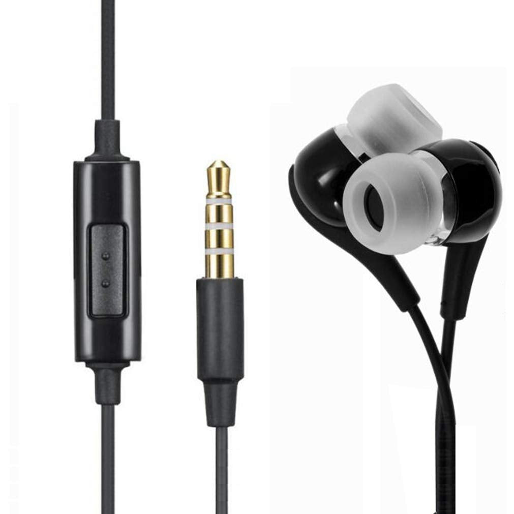 Headphones Wired Earphones Handsfree Mic 3.5mm Headset Earbuds Earpieces Microphone K6A Compatible with Samsung Galaxy A70 A6 A50 A20 A10e - Sonim…