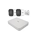 REVO Ultra 4CH 4K POE H.265 NVR, 1TB & 2X 2K (4MP) Indoor/Outdoor IR Cameras with Built-in Mic - Remote Access Via Pc, Mac & Phone (No Monthly Fee)