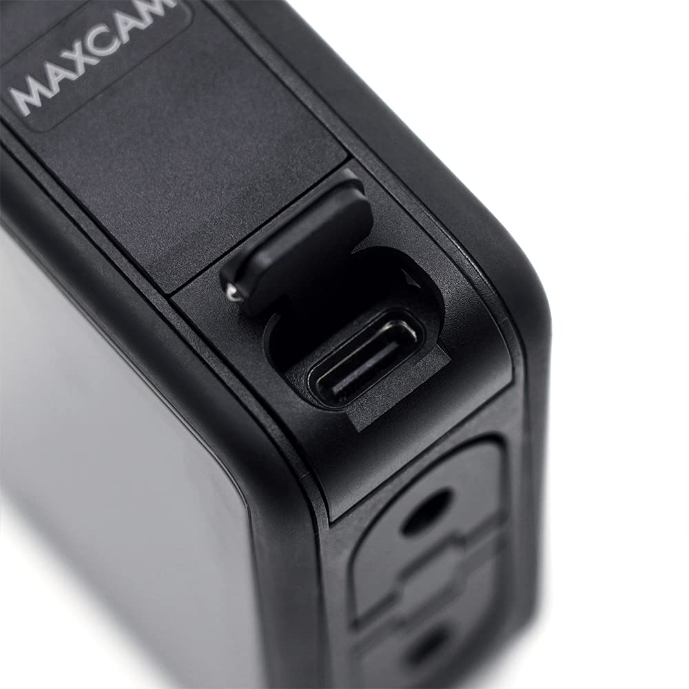 MAXCAM Aluminum Alloy Battery Cover Door for GoPro HERO13/HERO12/HERO11/HERO10/HERO9 Black