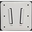 PAW International WHITE Polymer (Plastic) RV Wall Mount | Proudly Made in the USA! Installed on many Forest River RVs| Use with The PAW Polymer RV TV