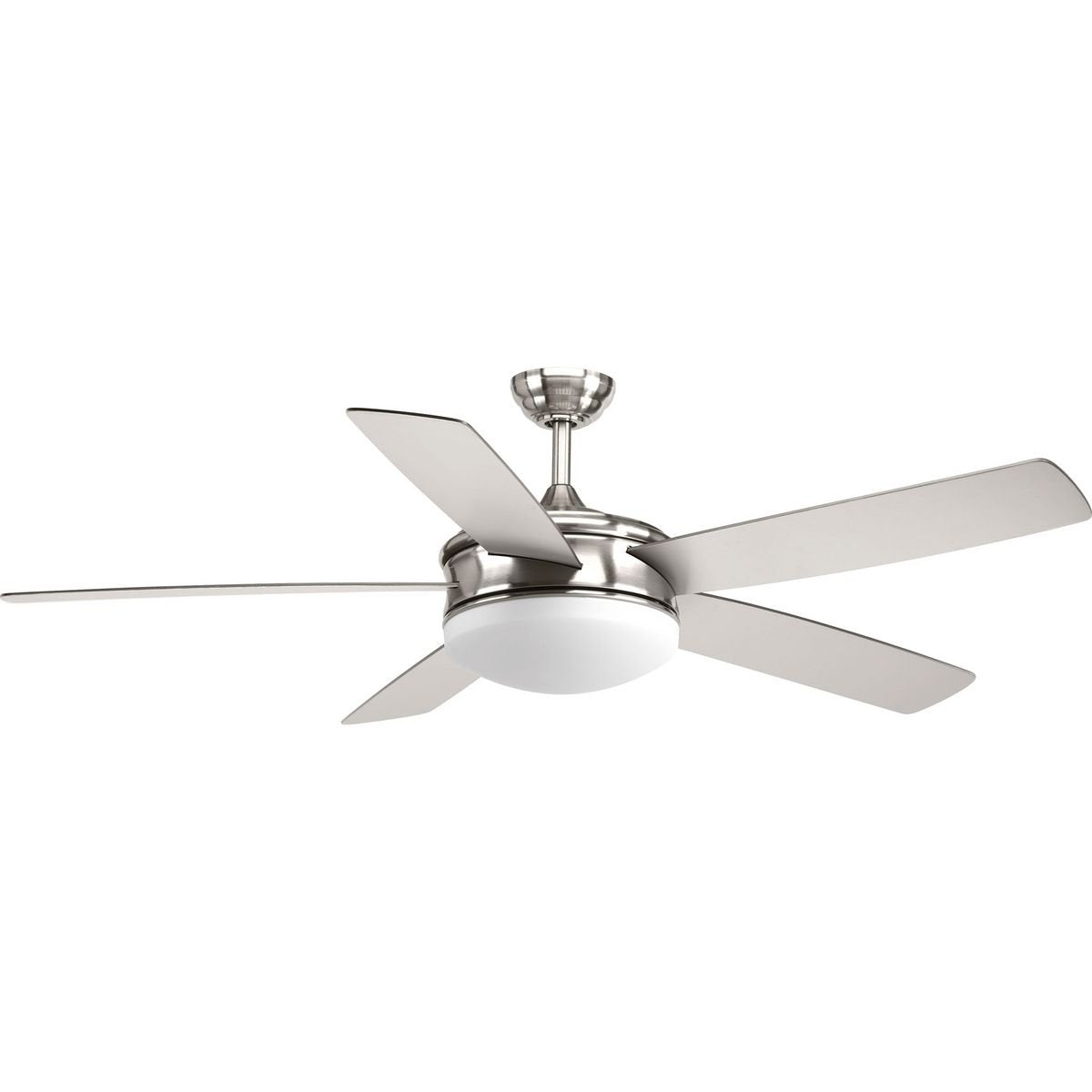 Progress Lighting Model P2548-0930K Fresno Collection 60 Inch LED Indoor Brushed Nickel Coastal Ceiling Fan with Light Kit and Remote