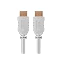 Monoprice 4K High Speed HDMI Cable - 4K60Hz, 18Gbps, HDR, 6ft, White
