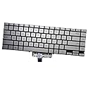Laptop US Keyboard Compatible for Asus Zenbook 14 Q408 Q408U Q408UG Q407 Q407I Q407IQ Backlit (Silver)