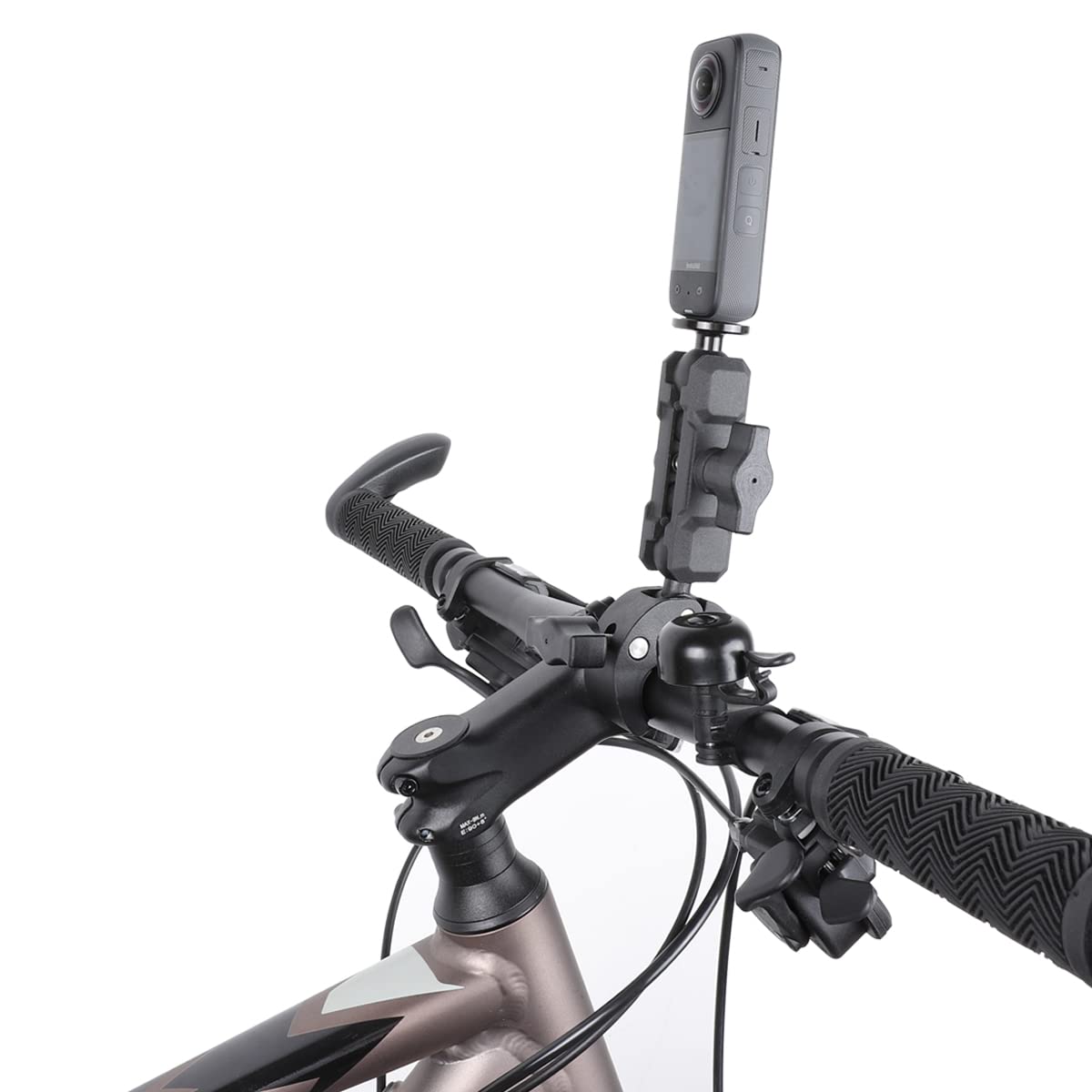 PellKing Camera Motorcycle Mount for Insta360 X5/X4/X3/X2,Double Super Clamp Mount Umbrella clamp Holder for Monitor Bracket Magic Socket Arm with 1/4