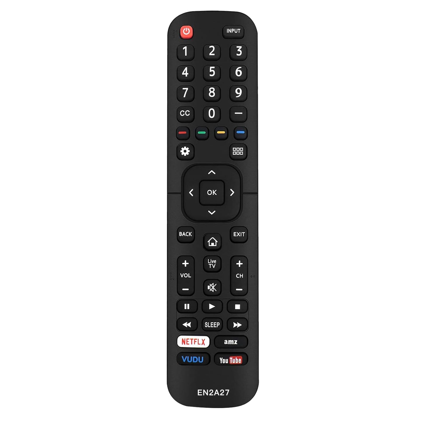 New Replacement Universal Sharp aquos TV Remote Control EN2A27 Compatible with Sharp Hisense Remote Control LCD LED HDTV Smart TV Remote Control