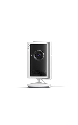 Ring Indoor Cam Plus (newest model), Home or business security, Retinal 2K for crisp, true-to-life video quality, 4x Enhanced Zoom, Low-Light Sight
