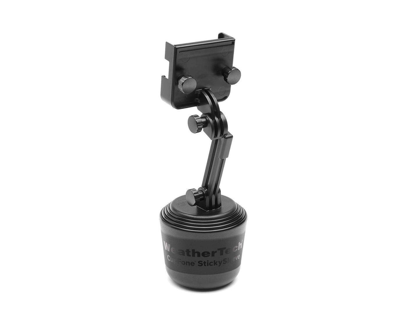 WeatherTech CupFone Two View with Extension - Adjustable, Universal Cup Holder Cell Phone Mount Car & Truck Accessory - Best Design for iPhone