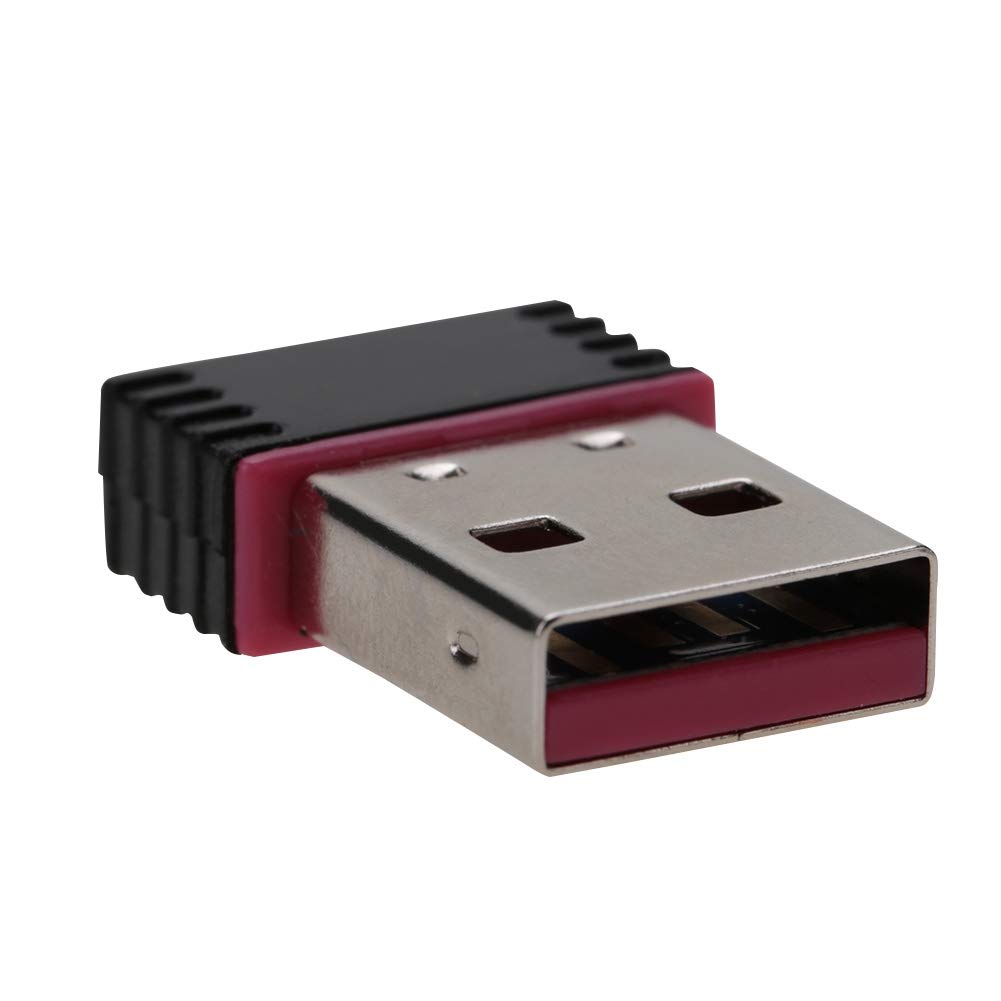 USB Adapter, High Speed Network Card Adapter for Vista/XP / 2000/7 / Linux, Lower Latency, Support Multiple BSSIDs, 2.4GHz-2.4835GHz Frequency