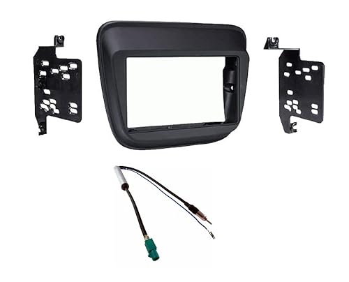 Metra 95-3022B Compatible with Chevrolet Equinox 2018 2019 2020 2021 2022 Double DIN Installation Dash Kit with IMC Audio Antenna Adapter