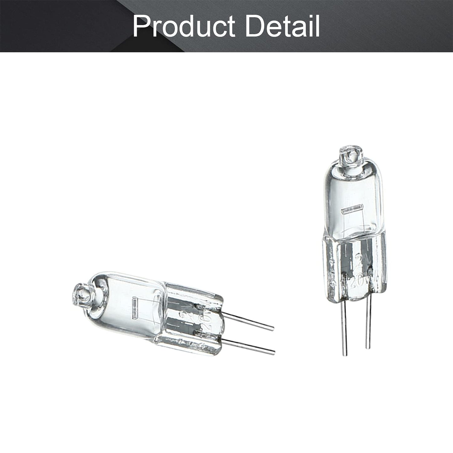 Othmro 2Pcs Halogen Light Bulbs G4 12V 20W Halogen Bulbs for Shorter Hanging Pendant House Hold Landscape Lighting Table Down Lamp Chandeliers