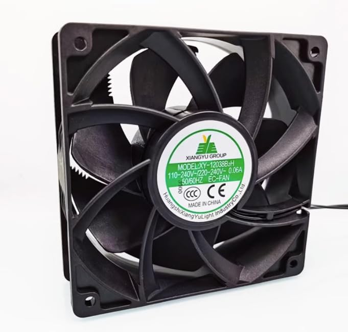 XY-12038B2H 12038 High Air Volume Fan 110V-220V 0.66A 12CM Cabinet EC Fan