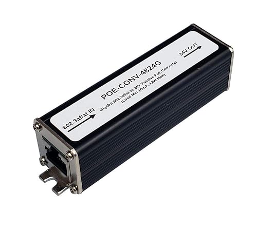 Tycon Systems 802.3af/at/bt to 24V Passive PoE Converter (POE-CONV-4824G)
