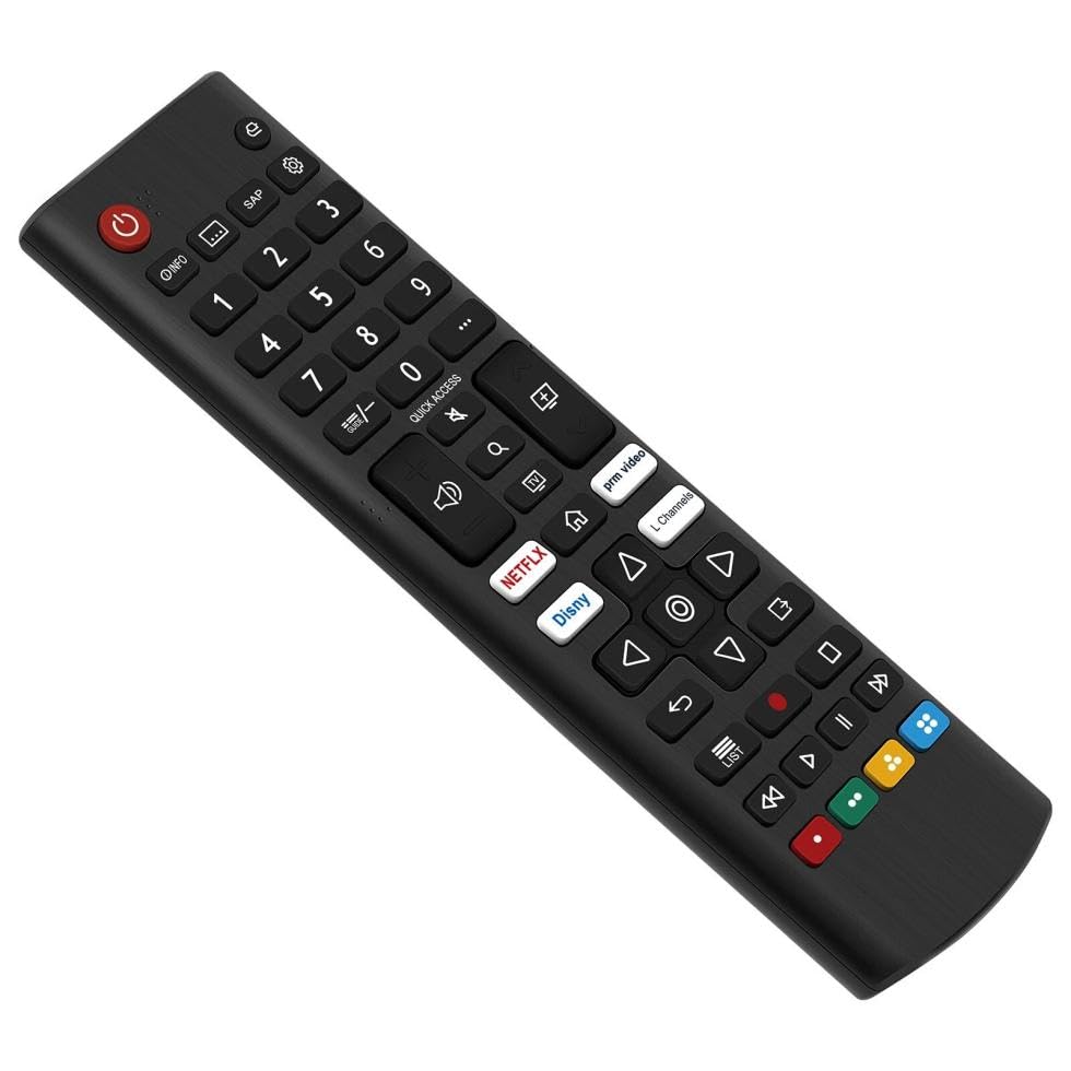 AKB76040302 TV Remote Control for LG TV in Living Rooms or Rooms, Replacement Remote Compatible Models 24LQ51OS 32LM627BPUA 27LQ600S 27LQ615S 27LQ625S