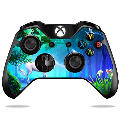 MightySkins Skin Compatible with Microsoft Xbox One or One S Controller - Unicorn Fantasy | Protective, Durable, and Unique Vinyl wrap Cover | Easy
