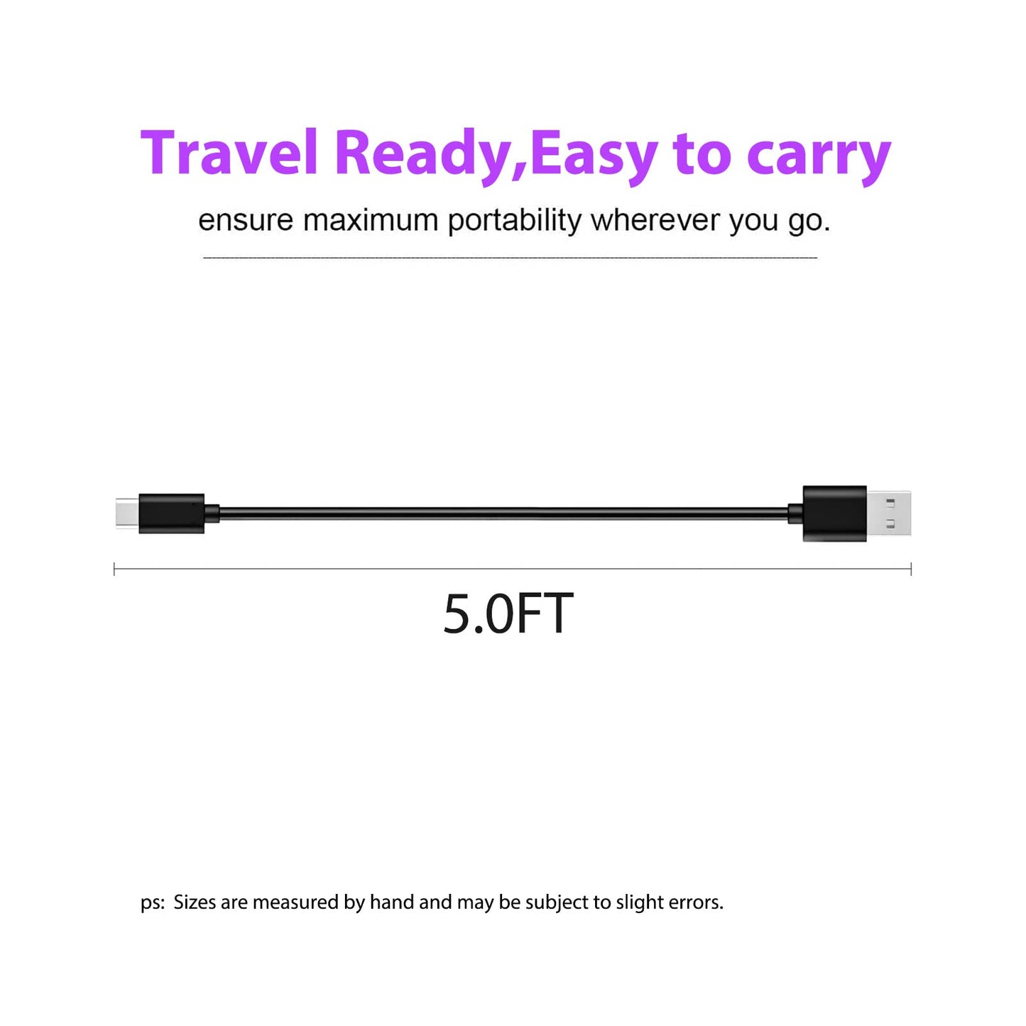 ycwwzzh 5ft USB-C Charger Cord Charging Cable Compatible with Barnes & Noble Nook GlowLight 4 (2021) / Nook GlowLight 4e (2022) 6"/ Nook Glowlight 4