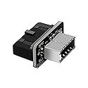 JoyReken USB Front Panel Adapter, Vertical USB C Header Adapter, USB 3.1 Type-E Key-A to USB 3.0 20Pin Header Converter for Type C Motherboard