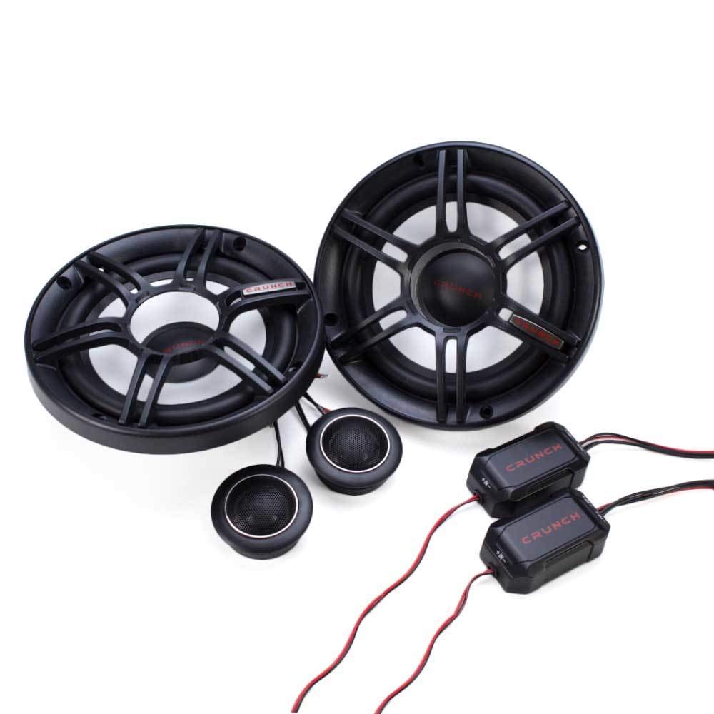 Crunch CS Series 6.5 Inch 300W 2-Way Component Speaker System, Pair