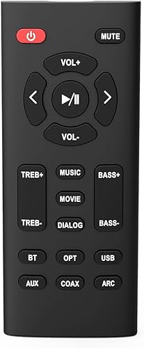 Amtone OEM Repalcement Remote Control for BESTISAN MEGACRA BYL Soundbar SG03 SE07 SE07D SE05D SE04 SE04P SE05 SE05P Only