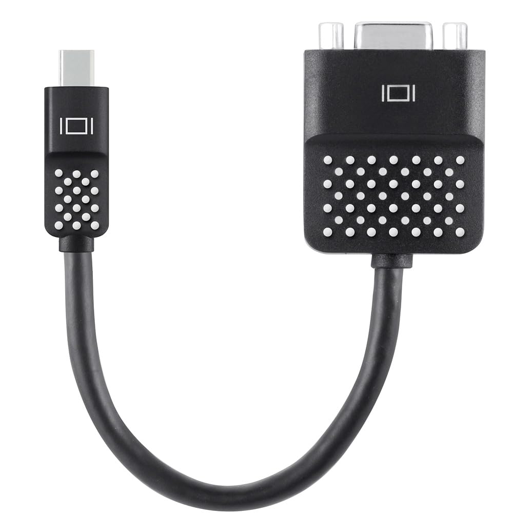 Belkin Mini DisplayPort to VGA Adapter - Mini DisplayPort/VGA for Monitor, Notebook, MacBook, TV, U
