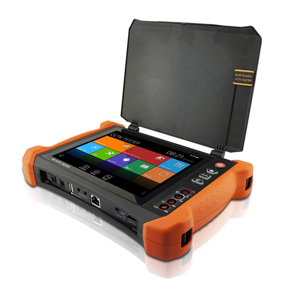 CCTV Camera Tester Full-Featured Surveillance Video Tester H.265 / 4K coaxial HD SDI/TVI/AHD/CVI/multimeter/TDR/OPM/VFL/POE/HDMI Output and Input