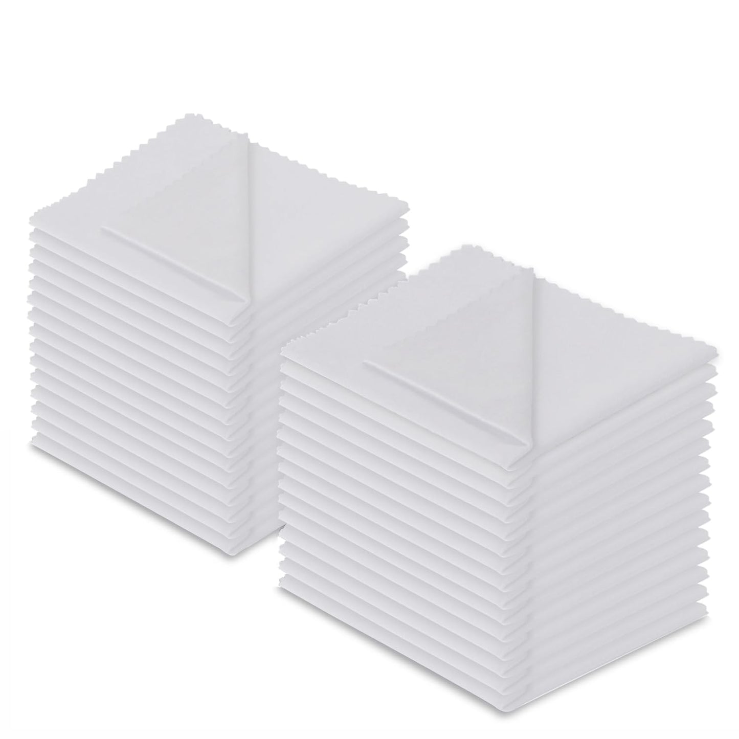 Microfiber Cleaning Cloth, 30 Pack - 200+ GSM Heavyweight Lint-Free Streak & Scratch-Free Cloths for Eyeglasses, Glasses, Screens, Camera Lens - 7x6