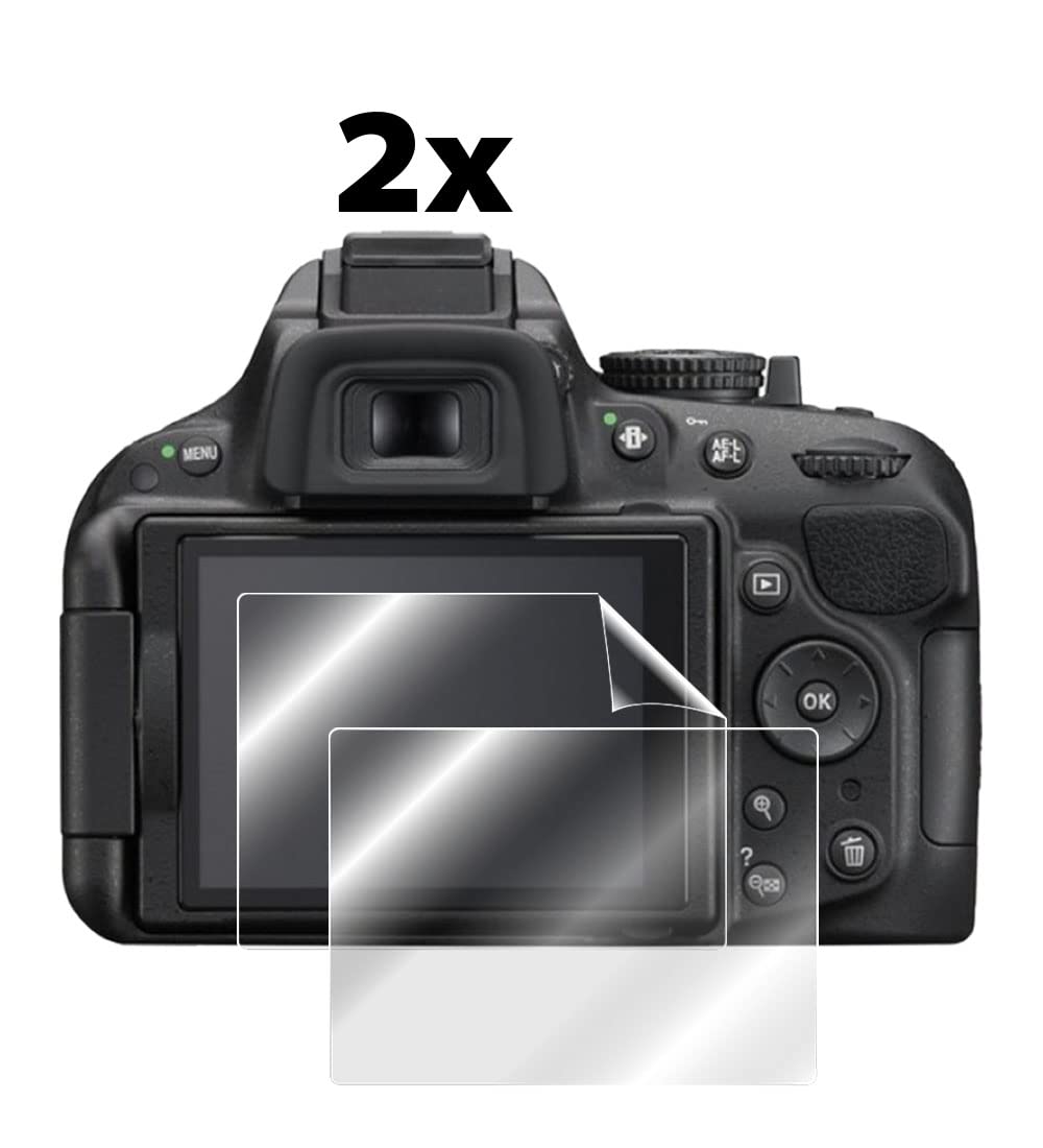 IPG For Nikon D5200 Digital SLR Camera Screen Protector (2 Units) Invisible Screen Guard - HD Quality/Self-Healing/Bubble -Free for D5200