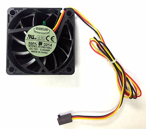 Everflow 60x15mm 12 volt 3 wire/ 3 pin fan with thermistor #R126015BUT