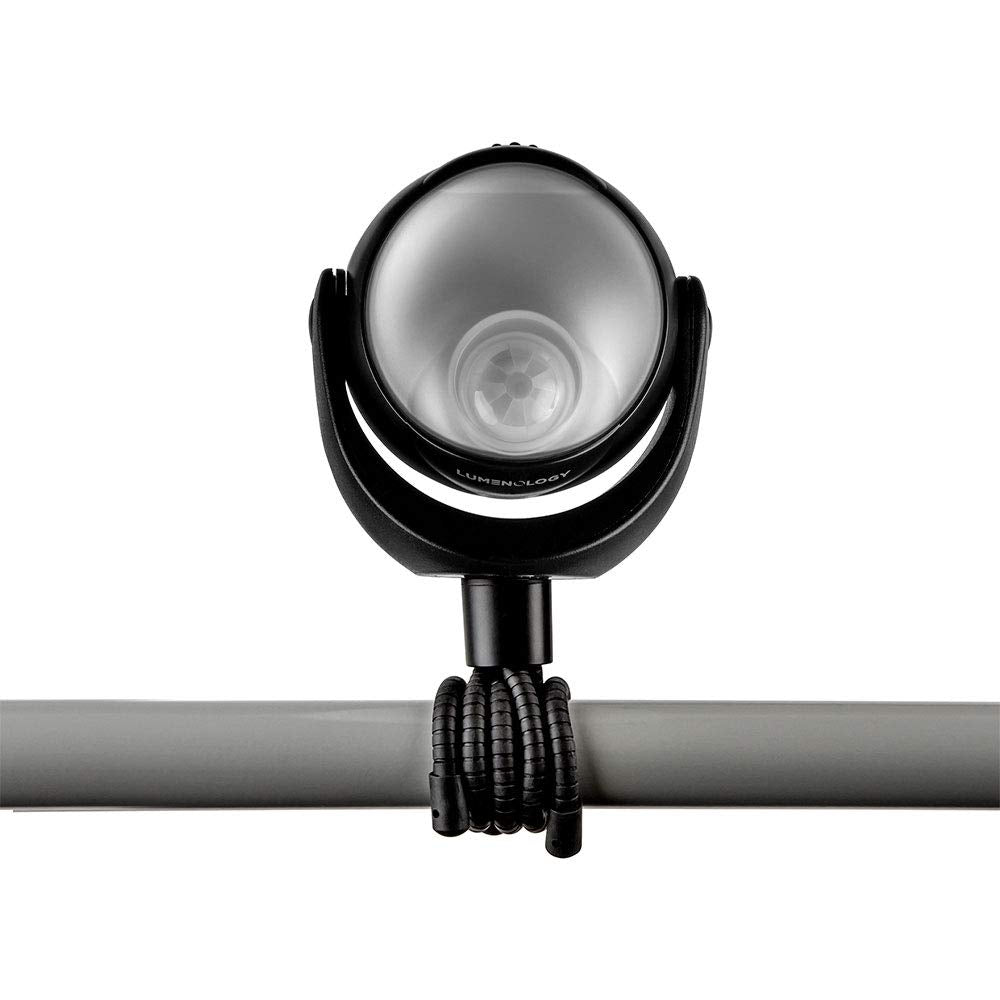 Limitless Innovations Lumenology Portable LED Motion Sensor Light Provides 148 Lumens with a 13 ft Detectable Range and Flexible Tripod Base