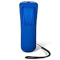 Flipper Compactible Dark Blue Silicone Protective Sleeve Cover for Big Button Senior Remote Control - Secures Sliding Door and Prevents Accidental