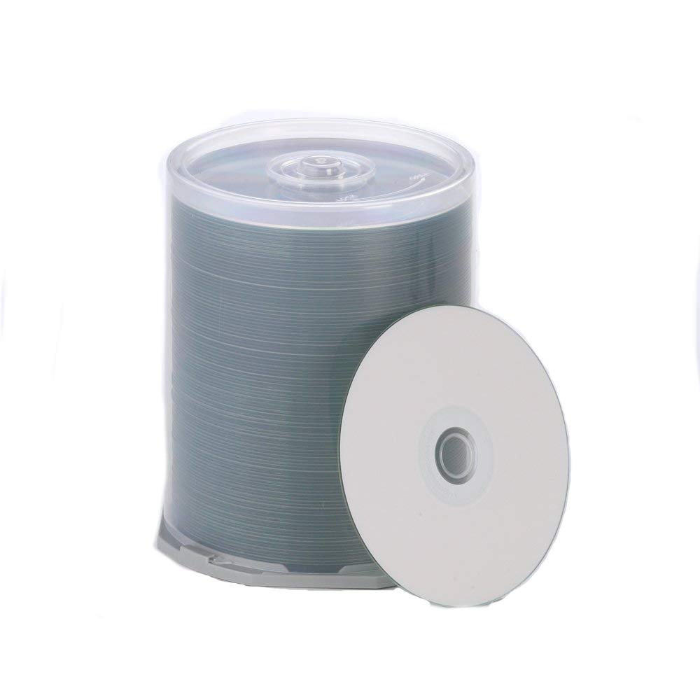 Primera 53382 Tuffcoat Plus DVD-R Media 100 Pack - White Printable
