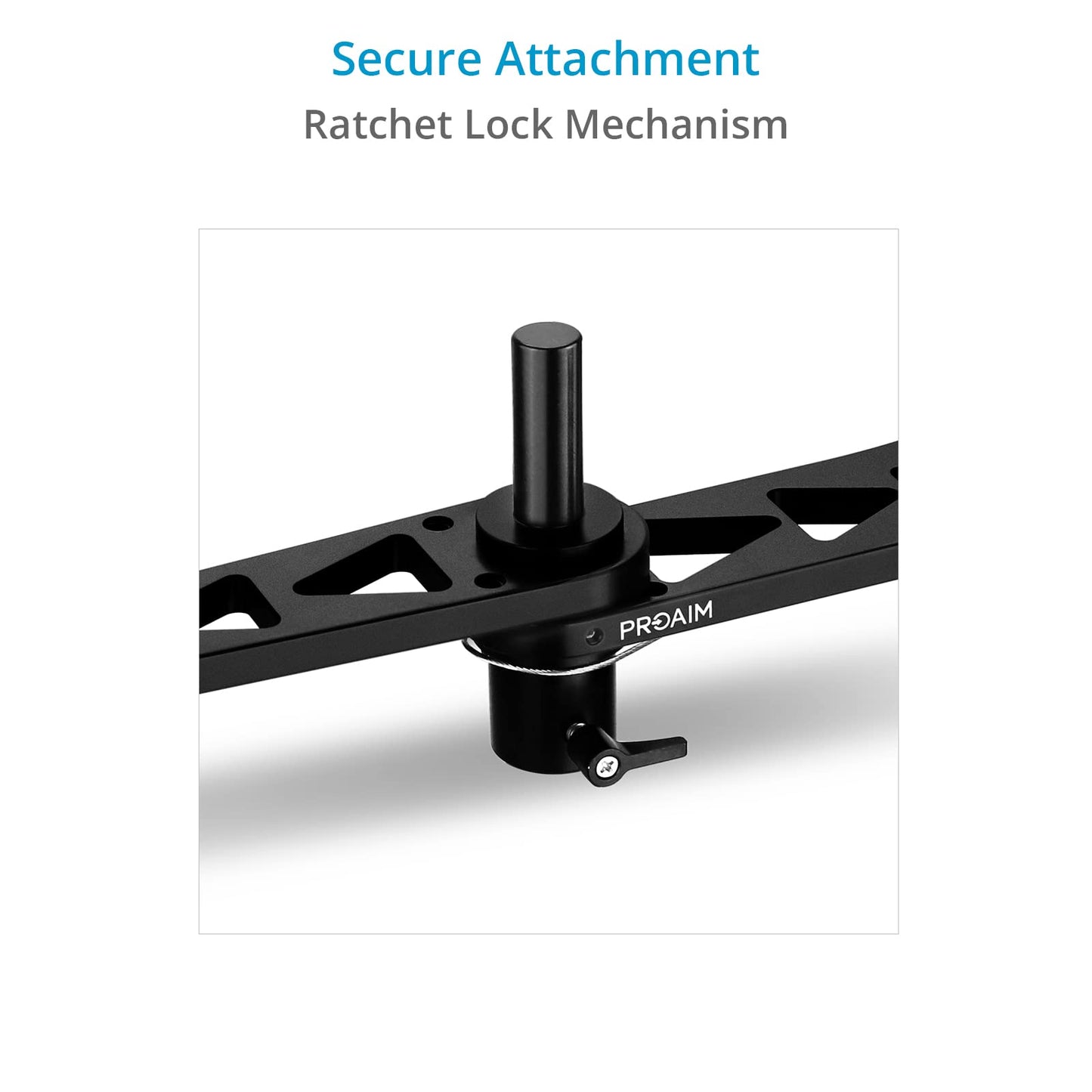 PROAIM Universal ST-Docking/Balance Bracket for Handheld Camera Stabilizers up to 25kg/55lb. Mount to C-Stands w 5/8” Post