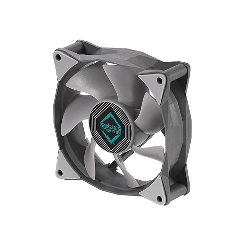 Iceberg Thermal IceGALE Xtra 80mm PWM High Performance Case Fan 3-Pack (Gray)