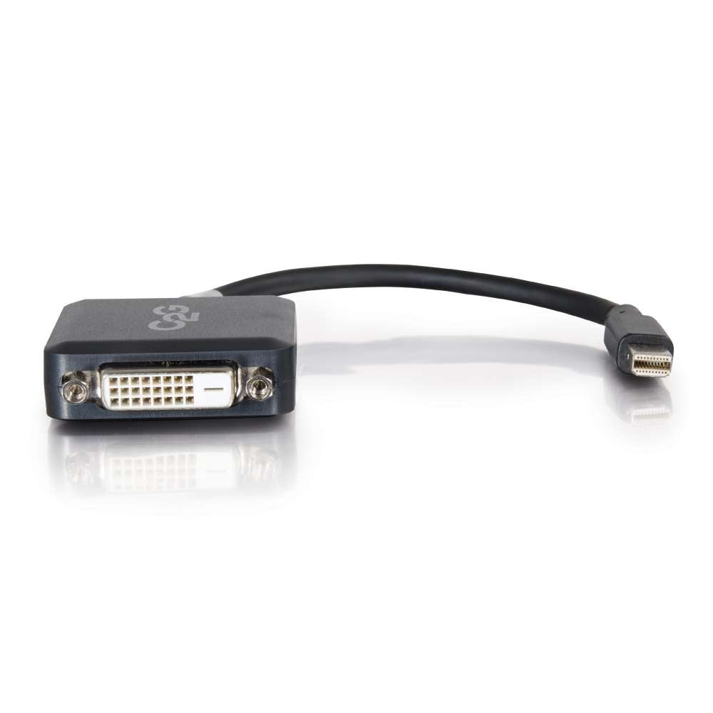 C2G/CABLES to Go 54311 8IN Mini Displayport to DVI - Adapter Converter - Male to Female Active Black