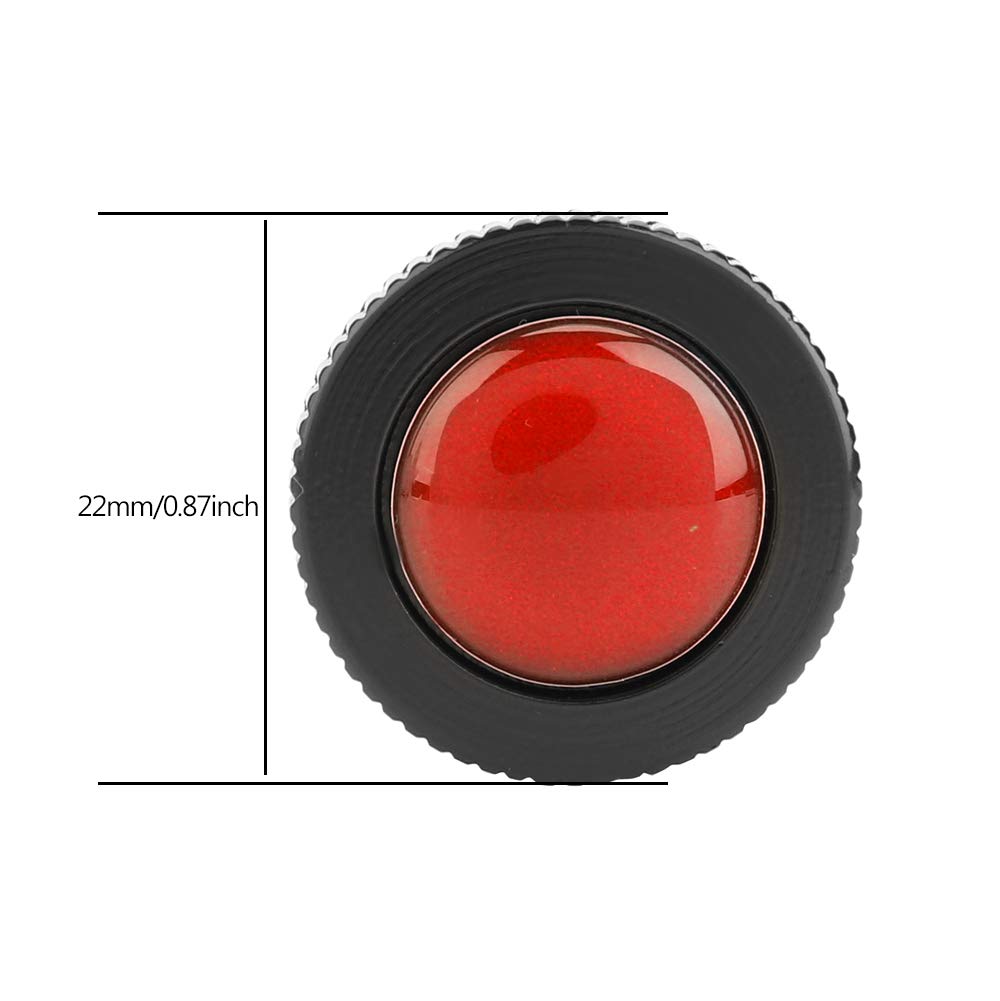 Mugast Mini Quick Release Plate, Aluminium Alloy Round Quick Release Plate with Standard 1/4inch Screw for Compact Action (Red)