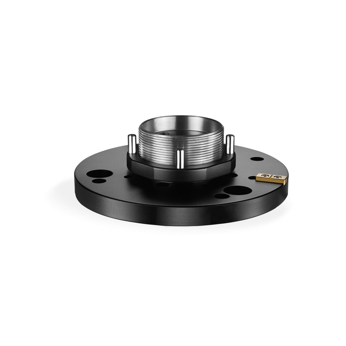 PROAIM Mitchell Male Mount with Castle Nut for Vibration Isolator. Attaches Isolator System to Camera Tripod, Crane & Dolly with Mitchell Base.