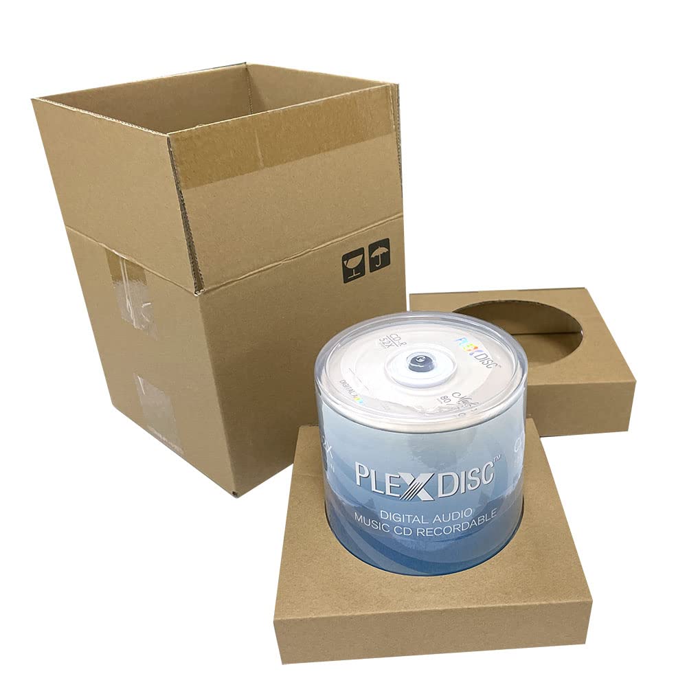 100 PK PlexDisc 52x 700 MB Digital Audio Music CD-R Disc for Reliable Audio Recording and Playback
