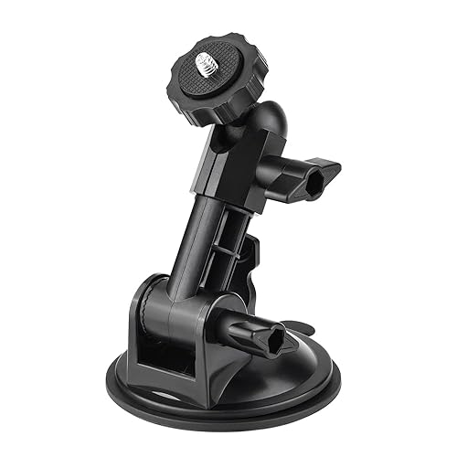BTG Pocket 3 Suction Cup Mount, Windshield Window Dash Holder Kit for Insta360 X5 X3 X4 Go 3S for Gopro Max Mini Hero 13 12 11 10 9 Pocket 3 Action 5