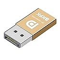 BKFK dp Dummy Plug - Display to hdmi Adapter, Luna Display Virtual Window for Home-edid Emulator-Dummy, displayport Headless dummie dongle(DP-1P)