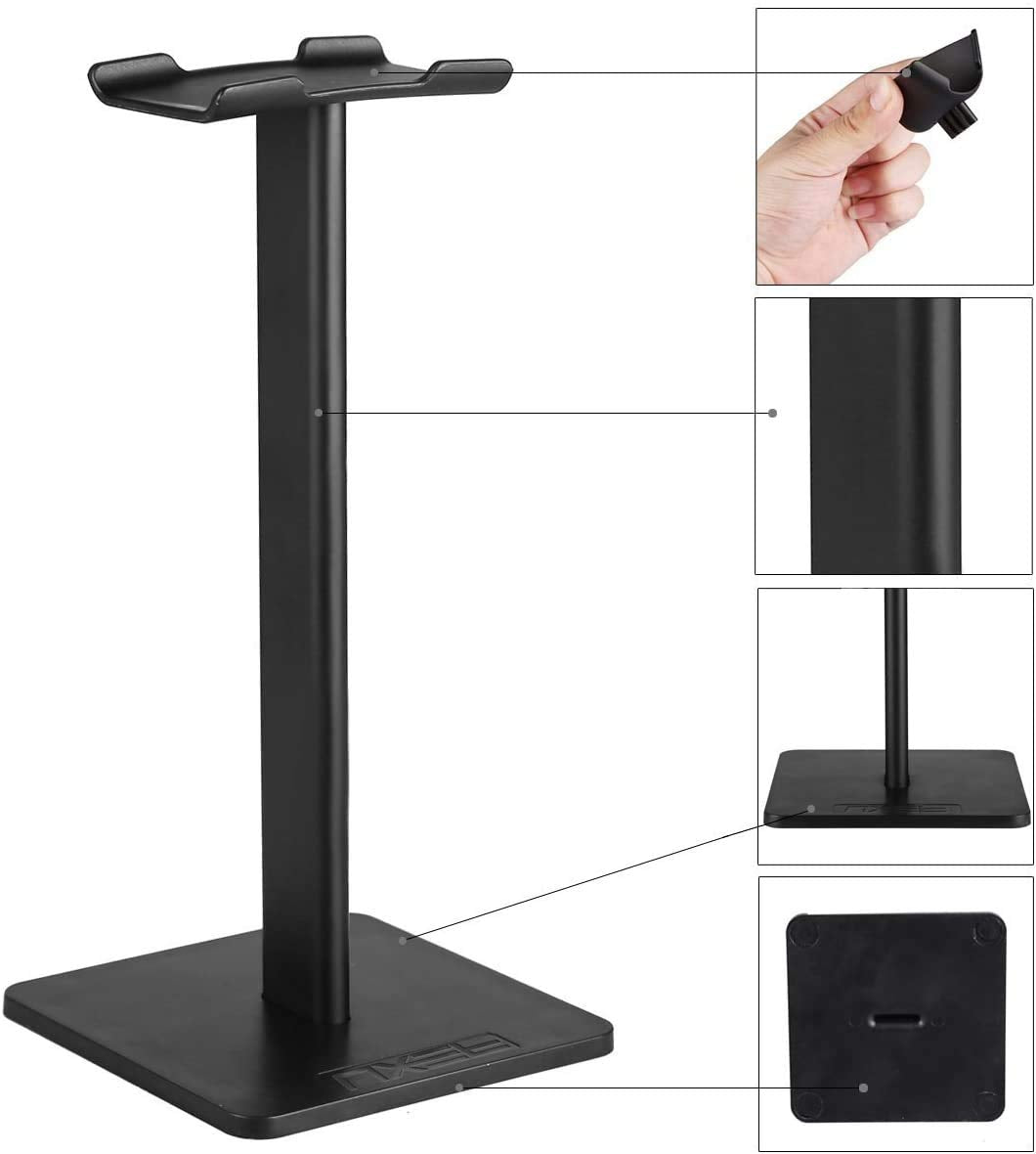YouCut Headphone Stand, Universal Aluminum Holder Showing Display Hanger for HyperX Cloud II Gaming Headset, Microsoft Xbox One Chat, Turtle Beach