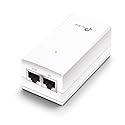 TP-Link PoE Injector | PoE Adapter 24V DC Passive PoE | Gigabit Ports | Up to 100 Meters(325 feet) | Wall Mountable Design (TL-PoE2412G)