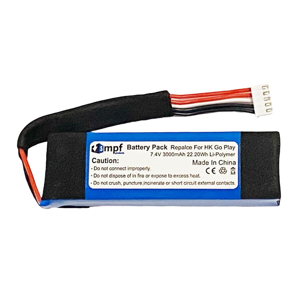 MPF Products 3000mAh GSP102910201 Battery Replacement Compatible with Harman Kardon Go Play Mini Portable Bluetooth Speaker
