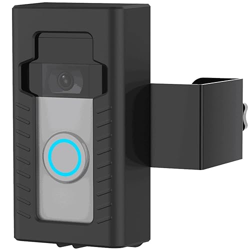 SZAOYU Anti-Theft Doorbell Door Mount,No-Drill Mounting Bracket for Video Doorbell Cover Holder Not Block Doorbell Sensor