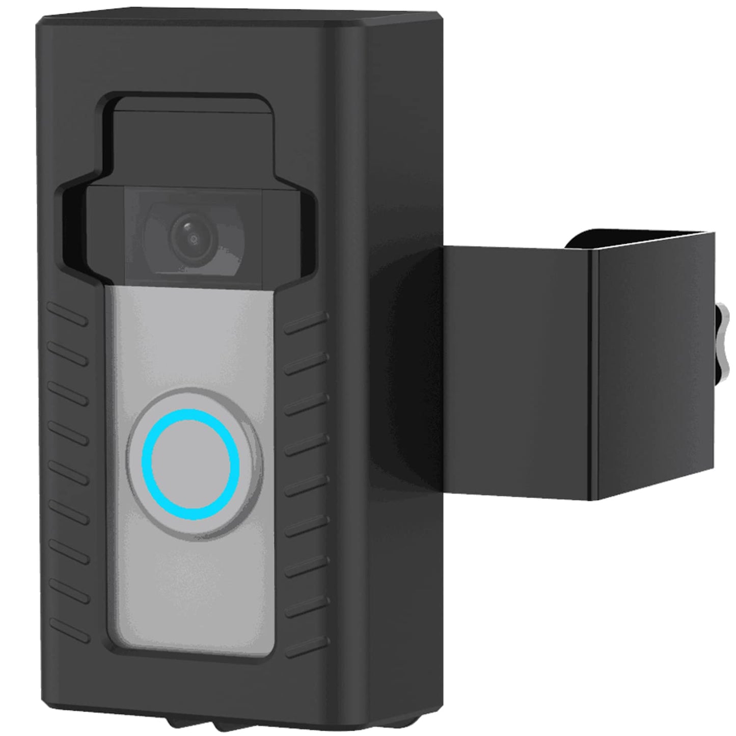 SZAOYU Anti-Theft Doorbell Door Mount,No-Drill Mounting Bracket for Video Doorbell Cover Holder Not Block Doorbell Sensor