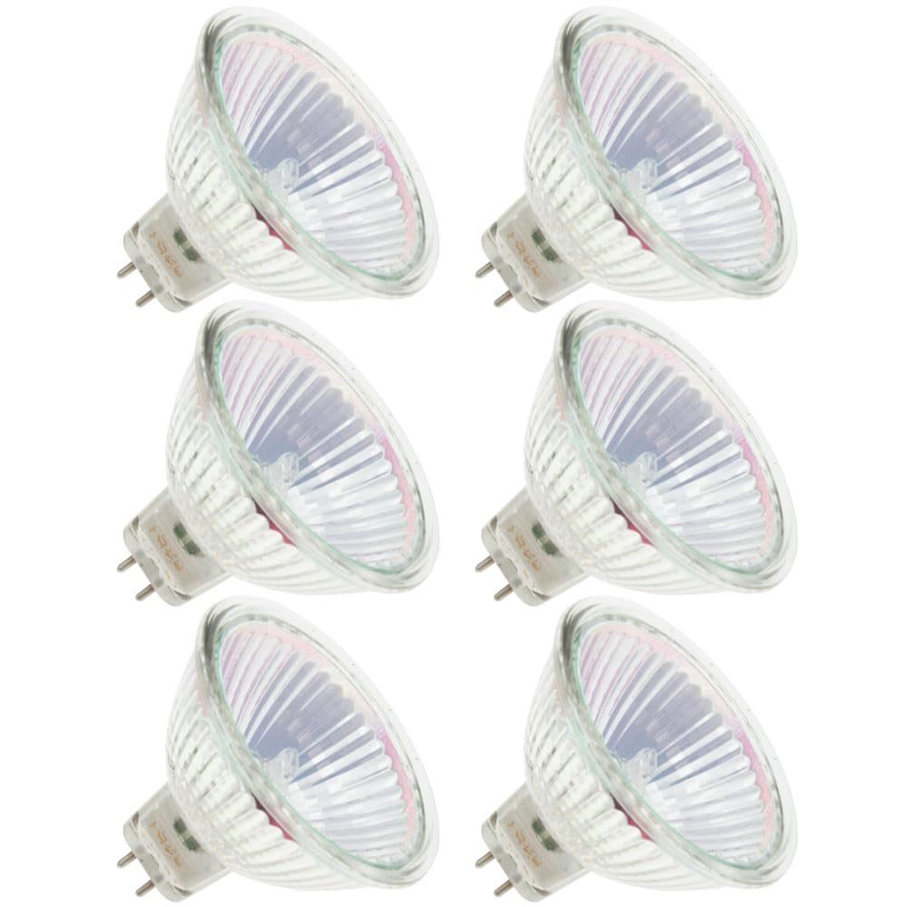 Replacement for Sylvania 54306, BAB/CG, 20 Watt, Covered Glass, MR16 Light Bulb (6)