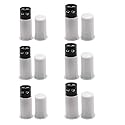 MC-33C Normally Closed Recessed Window Door Contact Sensor Alarm Magnetic Reed Switch - (6 Sets)