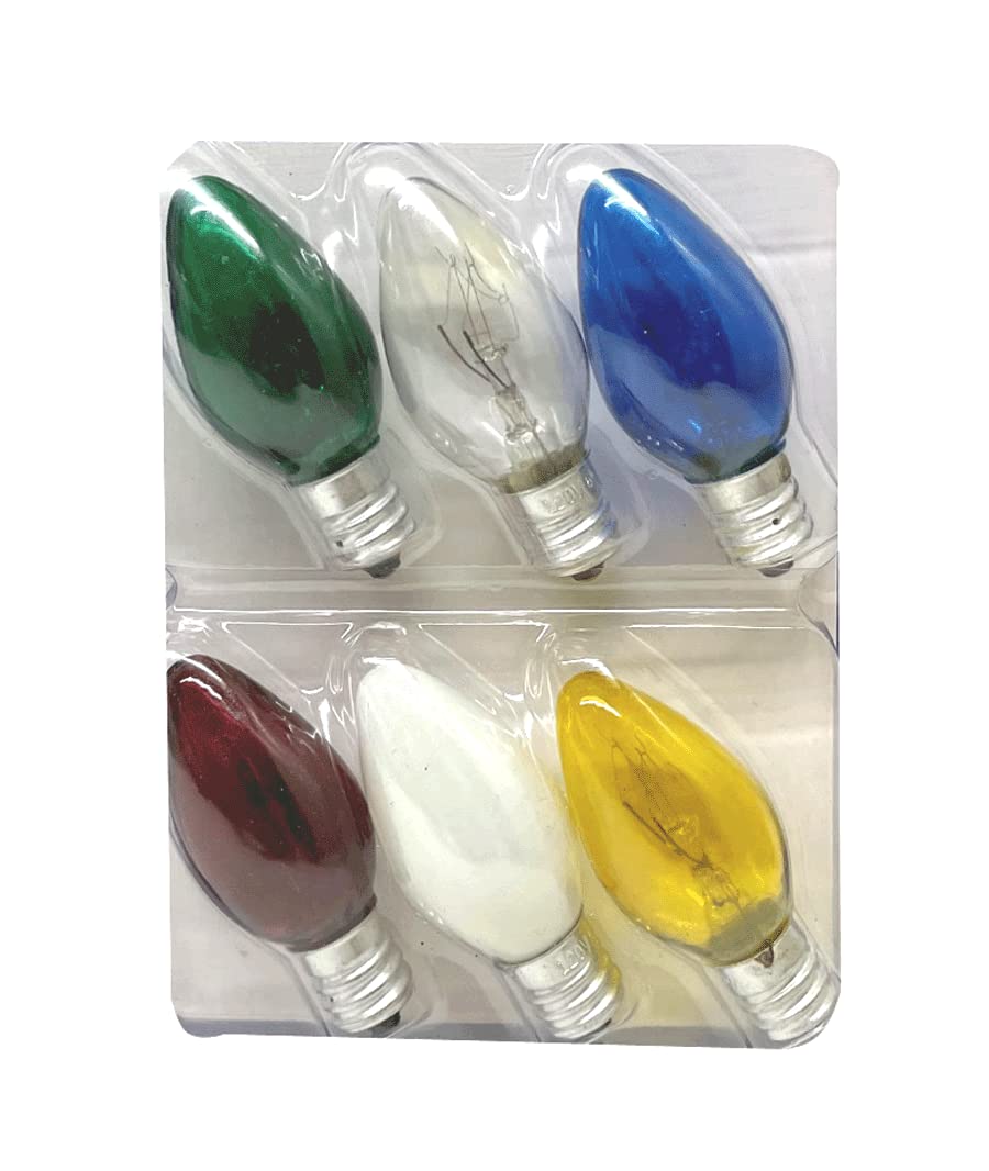Sweet Online Deal Colors Night Light Bulb 6PC