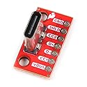 SparkFun USB-C Breakout - Vertical Connector, Dimensions: (0.80in x 0.45in x 0.46in)