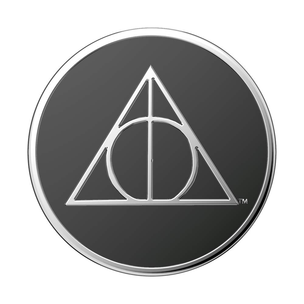 PopSockets Adhesive Phone Grip, Holder, Phone Stand, Harry Potter - Enamel Deathly Hallows