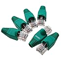 CablesOnline 6-Pack 10/100 4-Pair Ethernet Green Loopback Plugs, TS-UL02-6